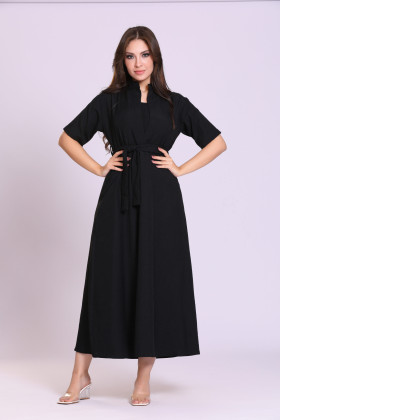 Black Linen Dress