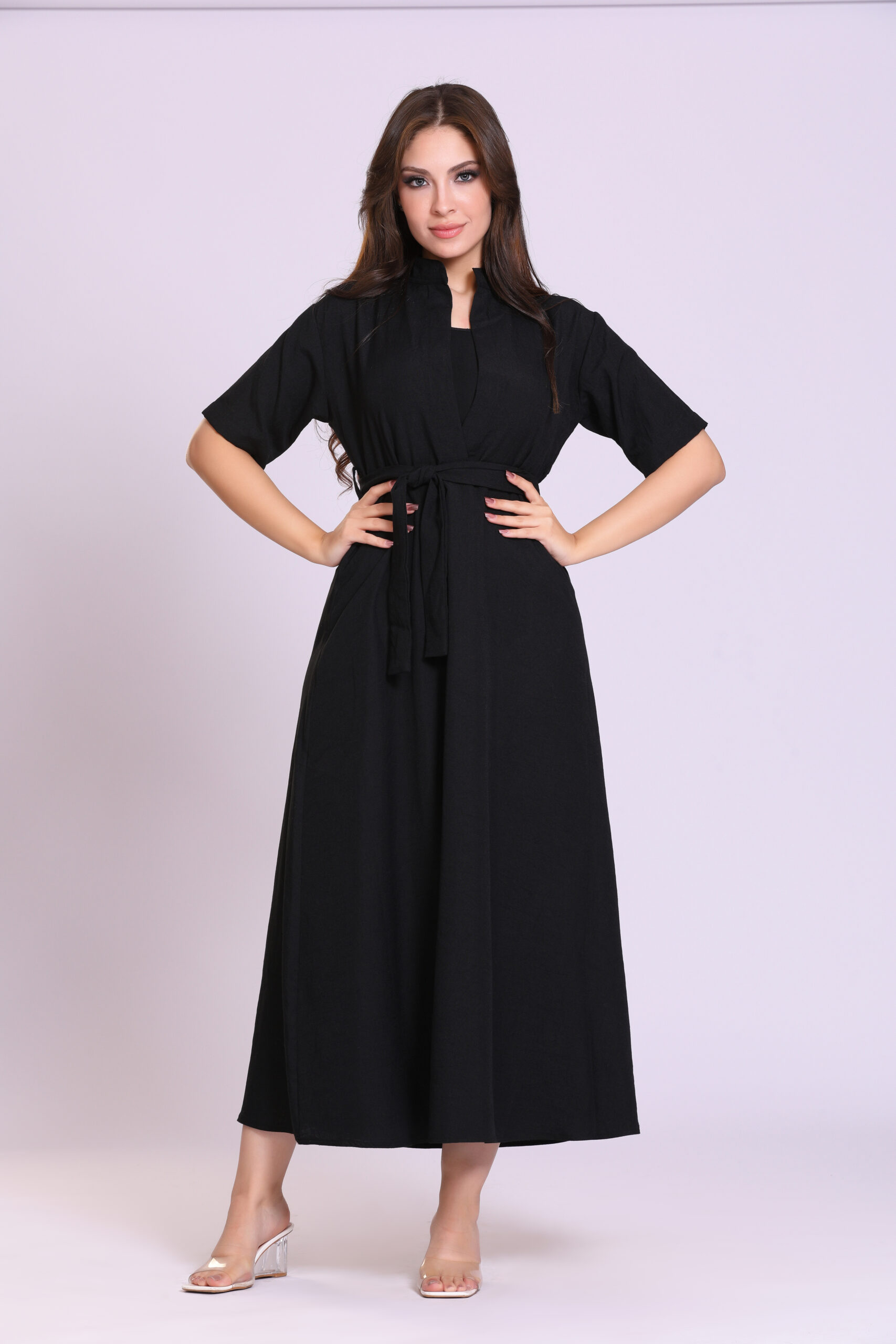 Black Linen Dress